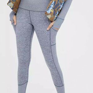 OFFLINE By Aerie The Hugger Ribbed Pocket Legging - XS-Short